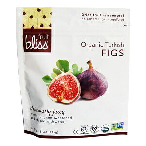 5 Ounce (Pack of 1), Turkish Figs, Fruit Bliss Organic Turkish Figs, 5 Oz