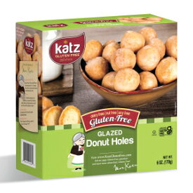 Katz グルテンフリー グレーズド ドーナツ ホール | 乳製品フリー、ナッツフリー、大豆フリー、グルテンフリー | コーシャ (1 パック、6 オンス) Katz Gluten Free Glazed Donut Holes | Dairy Free, Nut Free, Soy Free, Gluten Free |