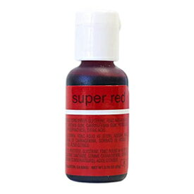 Chefmaster Super Red Liqua-Gel Food Coloring | Vibrant Color | Professional-Grade Dye for Icing, Frosting, Fondant | Baking & Decorating | Fade-Resistant | Easy-to-Use | Made in USA | 0.70 oz