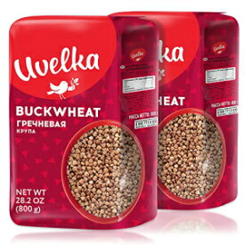 Uvelka そば粉 800 グラム、2 個パック Uvelka Buckwheat Groats 800 Gram, Pack of 2