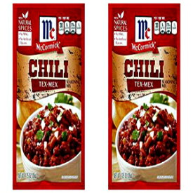 マコーミック テックスメックス チリ シーズニング ミックス、1.25 オンス (2 個パック) McCormick Tex Mex Chili Seasoning Mix, 1.25 oz (Pack of 2)