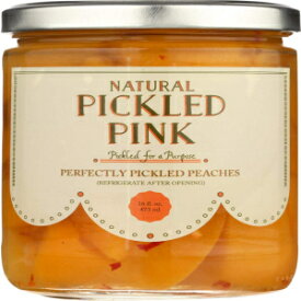Pickled Pink Foods Peaches Pickled, 16 Oz