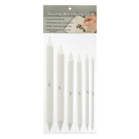 Creative Mark Blending Stumps - Perfect Art Set for Charcoal, Pencils, Pastels - Ideal for Artists and Designers - Solid Double [Set of 6]