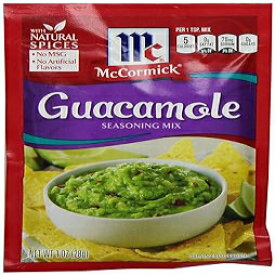 1 Ounce (Pack of 9), McCormick GUACAMOLE Seasoning Mix 1oz. (9 Packets)