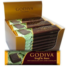 ゴディバ ダークトリュフ ミント チョコレートチップバー 1.4オンス (8パック) Godiva Dark Truffle Mint Chocolate Chip Bar 1.4oz (8-pack)