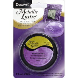DecoArt ML-81-13 Metallic Lustre Wax Finish, 1 oz, Majestic Purple…
