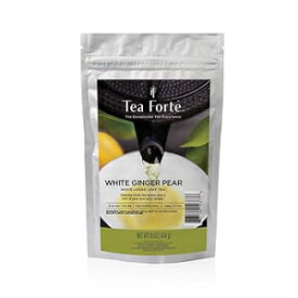 White Ginger Pear, Tea Forte White Ginger Pear Loose Bulk Tea, 1 Pound Pouch, White Tea Tea Makes 160-170 Cups