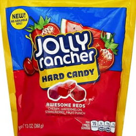 JOLLY RANCHER AWESOME REDS ハード キャンディ アソートメント、13 オンス バッグ JOLLY RANCHER AWESOME REDS Hard Candy Assortment, 13-Ounce Bag