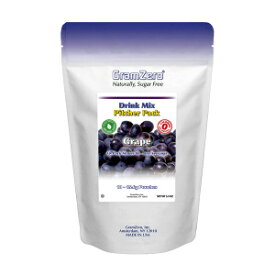 GramZero Grape, Sugar Free Drink Mix, Pitcher Pack, Great For Nutrition Club Loaded Tea, Low Calorie, Stevia Sweetened