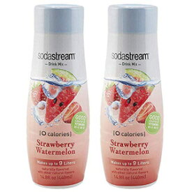 SodaStream Zero Strawberry Watermelon Drink Mix, 14.8 Fl. Oz, Pack Of 2