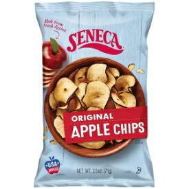 セネカオリジナルアップルチップス | 新鮮な100%の赤いおいしいリンゴから作られています | ヤキマバレー果樹園 | 旬の摘み | カリカリとしたリンゴの完璧さ | ホイル裏地付き鮮度バッグ | 2.5オンス（12個パック） Seneca Original Apple Chips |