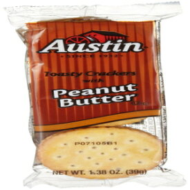 オースティン クラッカー サンドイッチ トゥ ゴー - トースト クラッカー ピーナッツバター付き - 1.38 オンス - 8 カラット Austin Cracker Sandwiches To Go - Toasty Crackers w/ Peanut Butter - 1.38 oz - 8 ct