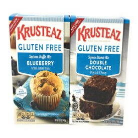Krusteaz グルテンフリー ベイク ミックス (ブルーベリー マフィン/ダブル チョコレート ブラウニー バンドル) Krusteaz Gluten Free Bake Mixes (Blueberry Muffin/Double Chocolate Brownie Bundle)