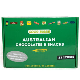 Australian Candy & Snack Box (23 Items) Very Best Australian Food Gift Box - Tim Tam, Allen’s Party Mix, Vegemite, Cherry Ripe, Shapes, Tiny Teddy, Minties, Caramello Koala, Violet Crumble & More