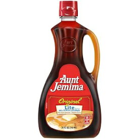 Aunt Jemima、パンケーキ シロップ ライト、24 液量オンス (1 個パック) Aunt Jemima,Pancake Syrup Lite, 24 Fl Oz (Pack of 1)