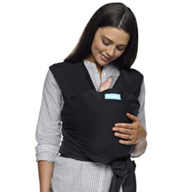 Moby Wrap Baby Carrier | Classic | Baby Wrap Carrier for Newborns & Infants | #1 Baby Wrap | Go to Baby Gift | Keeps Baby Safe | Adjustable for All Body Types | Perfect for Mom & Dad | Black