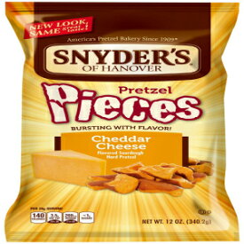 Snyder's of Hanover プレッツェルピース、チェダーチーズ、12 オンス Snyder's of Hanover Pretzel Pieces, Cheddar Cheese, 12 Oz