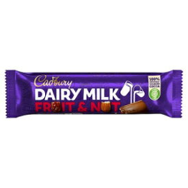 キャドバリー デイリーミルク フルーツ&ナッツ 49g 6個パック Cadbury Dairy Milk Fruit & Nut 49g 6-Pack