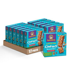 Annie's Chewy Granola Bars, Oatmeal Cookie, Gluten Free, 5 ct, 4.9 oz. (Pack of 12)