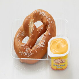 PretzelHaus Bakery Authentic Bavarian Plain Soft Pretzel | Individually Wrapped Pretzels | Pairs Perfectly with FUNacho Cheese, Pack of 50