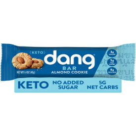 Dang Almond Cookie Keto Bar, 12 Pack, Low Carb, Low Sugar, Plant Based Snack, Vegan, Gluten Free