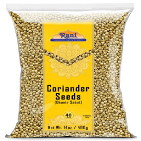 Rani Coriander (Dhania) Seeds Whole, Indian Spice 14oz (400g) ~ All Natural | Gluten Friendly | NON-GMO | Kosher | Vegan | Indian Origin