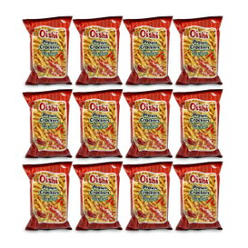 大石えびせんべい ピリ辛味 60g 10枚入 Oishi Prawn Crackers Spicy Flavor 60g Pack of 10