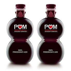 POM ワンダフル 100% ザクロジュース、48 液量オンス (2 個パック) POM Wonderful 100% Pomegranate Juice, 48 Fl Oz (Pack of 2)