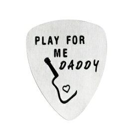 BESPMOSP プレイフォーミーパパギターピックギフトお父さんへのクリスマスジュエリー父お父さんへ BESPMOSP Play For Me Daddy Guitar Pick Gift for Dad Christmas Jewelry For Father Dad