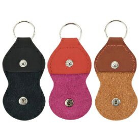 CM COSMOS Pack of 3 PU Leather Guitar Pick Holder Case Key Chain Holder