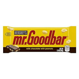 MR GOODBAR ピーナッツ入りチョコレートキャンディバー、1.75オンス MR GOODBAR Chocolate Candy Bar with Peanuts, 1.75 Ounce