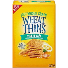 小麦薄切りクラッカー、ランチ風味、1箱（9オンス） Wheat Thins Crackers, Ranch Flavor, 1 Box (9 oz.)