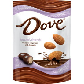 Dove ミルクチョコレートで覆われたアーモンドキャンディポーチ、5.5オンス Dove Milk Chocolate Covered Almond Candy Pouch, 5.5 Ounce