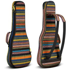 CAHAYA Ukulele Bag Ukulele Case 26 Inch Soft 0.4 Inch Thick Padded with Adjustable Strap (26 inch)