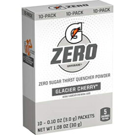 ゲータレード G ゼロ パウダー パケット グレイシャー チェリー 20 オンス 10 ct Gatorade G Zero Powder Packets Glacier Cherry 20oz 10ct