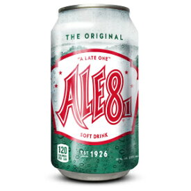 Ale 8 One ジンジャーエールソーダ、カフェインキックと柑橘系のヒント付き - オリジナルフレーバー - 12 パック、12 オンス缶ケース - ジンジャーソフトドリンク、12 個パック Ale 8 One Ginger Ale Soda with a Caffeine Kick & Hint of Citrus