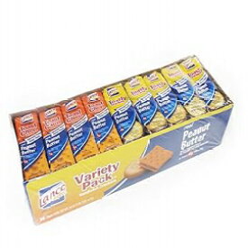 ランス フレッシュサンドイッチクラッカー リアルピーナッツバター バラエティパック 36枚 Lance Fresh Sandwich Crackers Real Peanut Butter Variety Pack, 36Count