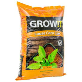 Hydrofarm Grow!T JSCMIX15 Coco Coconut Fiber Garden Soilless Growing Medium Soil Alternative, Conditioner, and Base, 1.5 Cubic Foot Spread, 24 Pound Bag