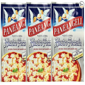 Paneangeli Mastro Fornaio Yeast For Pizza 3 Envelopes, 3 Count (Pack of 3)