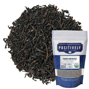 Organic Positively Tea CompanyAt`ubNt@XggA[Y[tA4IX Organic Positively Tea Company, French Breakfast Black Tea, Loose Leaf, 4 Ounce