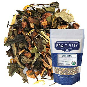 Organic Positively Tea CompanyAzCg~UzCgeB[A[Y[tA4IX Organic Positively Tea Company, White Mimosa White Tea, Loose Leaf, 4 Ounce