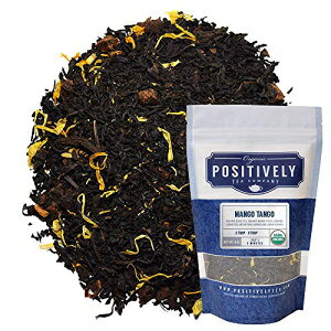 Organic Positively Tea CompanyA}S[^SgA[Y[tA4IX Organic Positively Tea Company, Mango Tango Black Tea, Loose Leaf, 4 Ounce