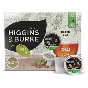 Higgins & Burke Chai GlowA[Y[tgAL[O K Jbv u[[݊|bhA24  (GMT8811-CP1) Higgins & Burke Chai Glow, Loose Leaf Black Tea, Keurig K-Cup Brewer Compatible Pods, 24 Count (GMT8811-CP1)