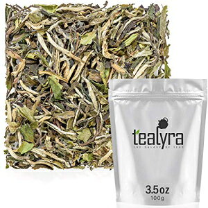 Tealyra - zCgsIj[ - Bai Mu Tan zCg[Y[teB[ - v~A - L@͔| - JtFCx - 100g (3.5 IX) Tealyra - White Peony - Bai Mu Tan White Loose Leaf tea - Premium Chin