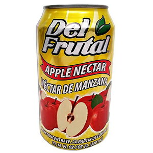 Del Frutal Abv lN^[ 11.16 IX - T{[ }Ui (6 pbN) Del Frutal Apple Nectar 11.16 oz - Sabor Manzana (Pack of 6)