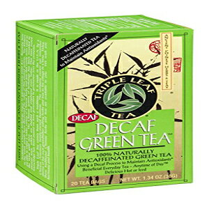 gv[teB[ eB[ fJtF O[ 20 Triple Leaf Tea Tea Decaf Green 20 Bag