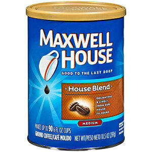 }NXEF nEX nEX uh ~fBA [Xg OEh R[q[ (10.5 IX LjX^[) Maxwell House House Blend Medium Roast Ground Coffee (10.5 oz Canister)