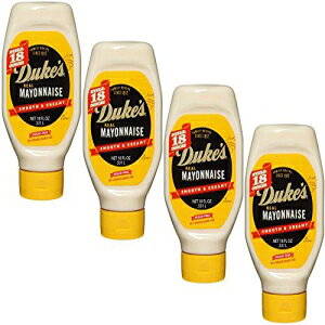 Duke's リアル マヨネーズ、18 液量オンス スクイズボトル 4個入り Duke's Real Mayonnaise, 18 Fl Oz. squeeze bottle,Pack of 4