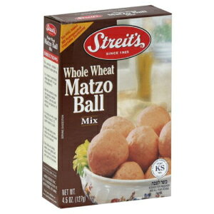 XgCc S}bcH {[ ~bNX R[V ߉z՗p 4.5 IX i6pbNj Streit's Streits Whole Wheat Matzo Ball Mix Kosher For Passover 4.5 oz. (6-Pack)