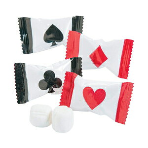 JWm |[J[ o^[~g (ʕꂽ~g 108 ) n[gA_ChANuAXy[h Fun Express Casino Poker Buttermints (108 individually wrapped mints) hearts, diamonds, clubs and spades